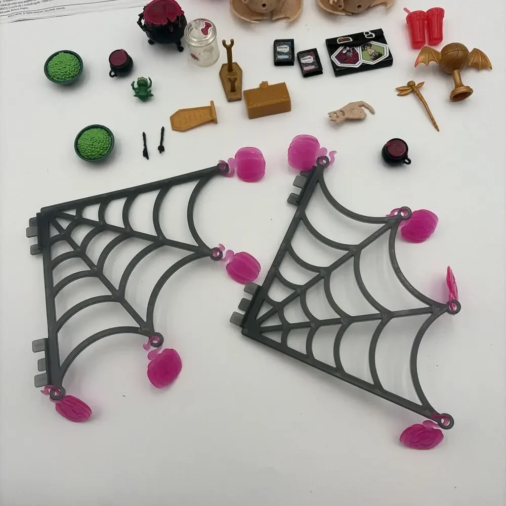 Monster High Fold Out High School Playset Replacement Parts Stairs Pieces Lot